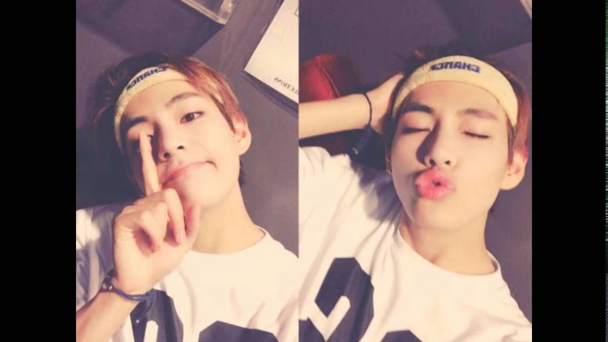 Тэхен БТС селфи