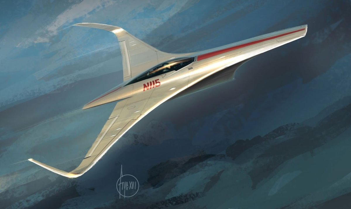 Футуристический пассажирский самолет