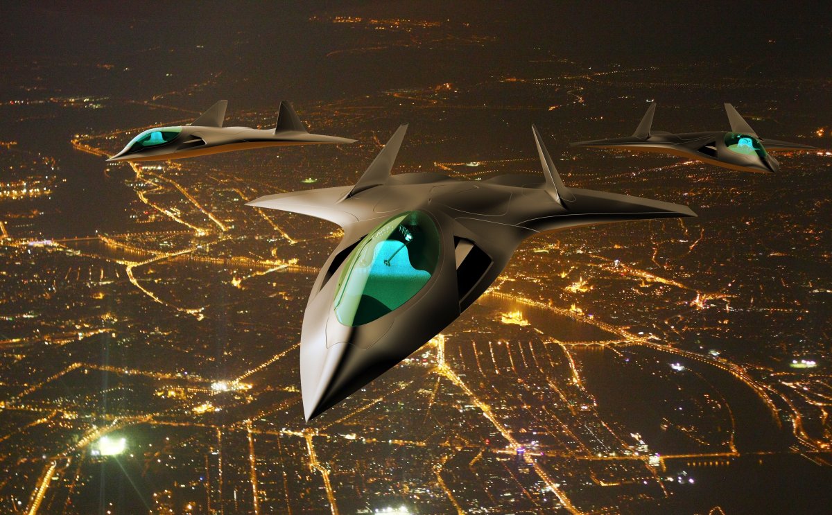 Концепт КЛМ летающее крыло