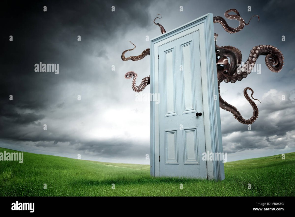 Университет монстров двери