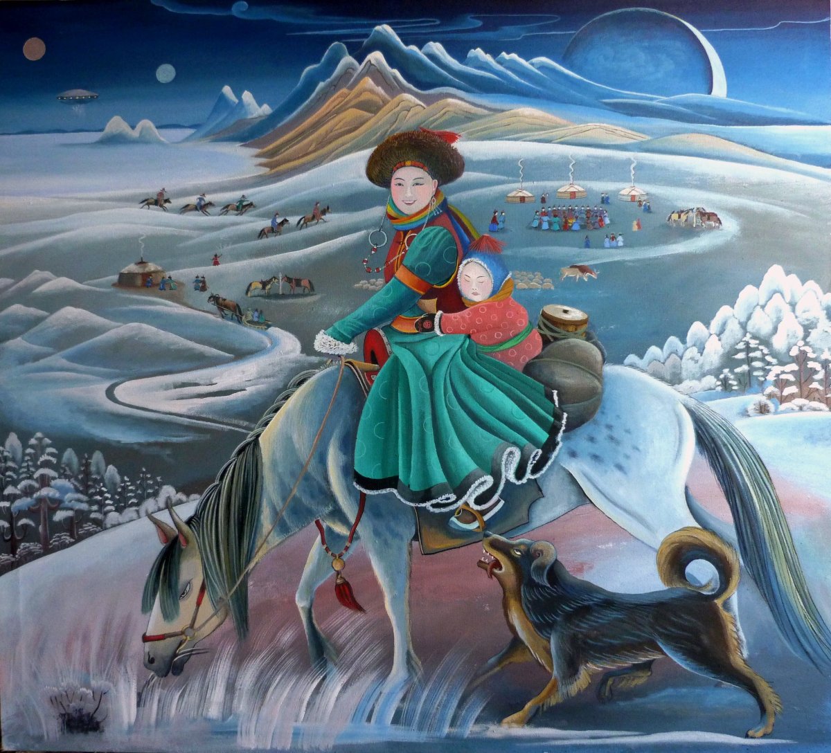 Художник Эрдынеева Намжилма картины