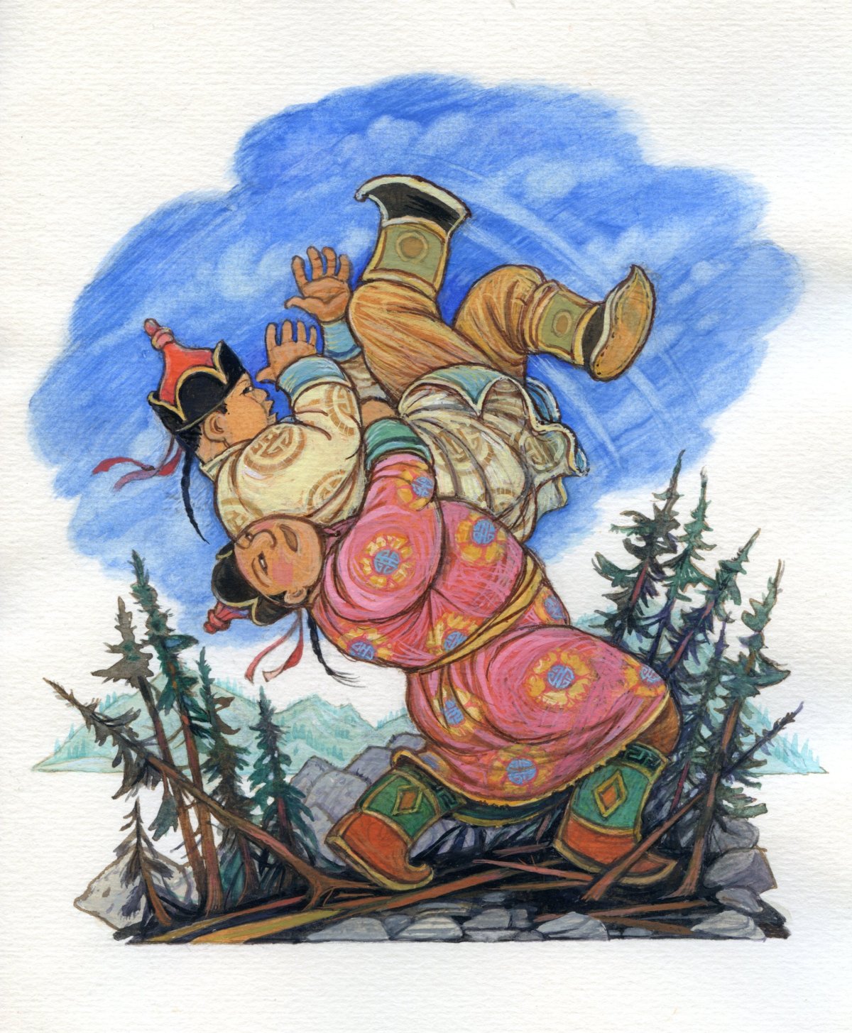 Тувинская народная сказка алдын кушкаш