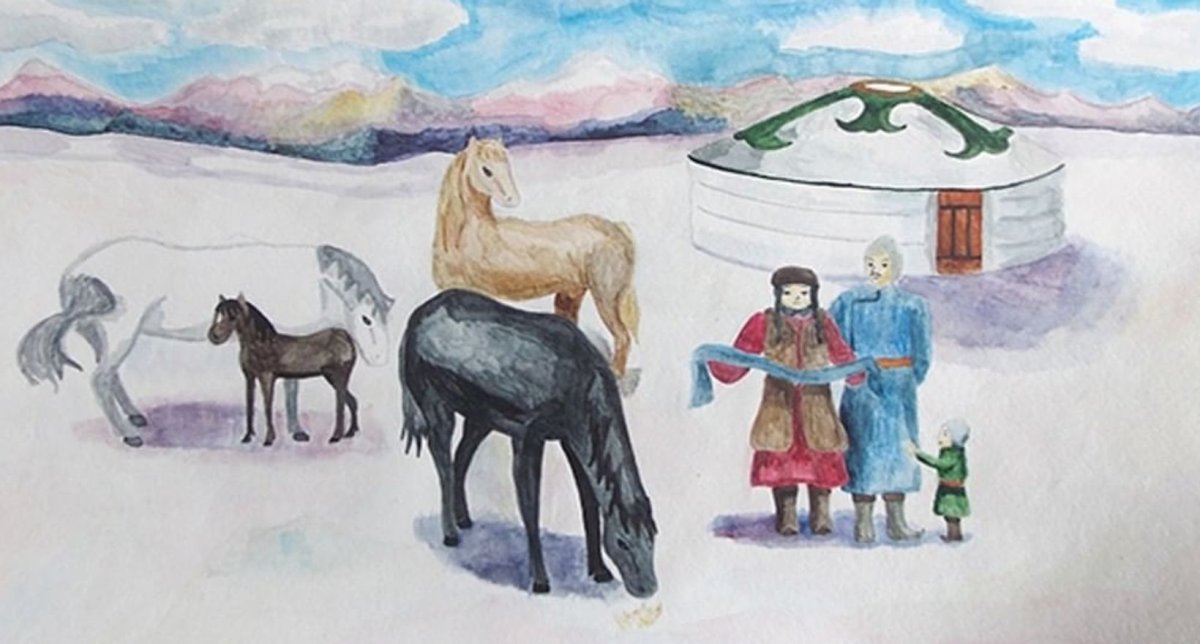 Бурятские картины Сагаалган