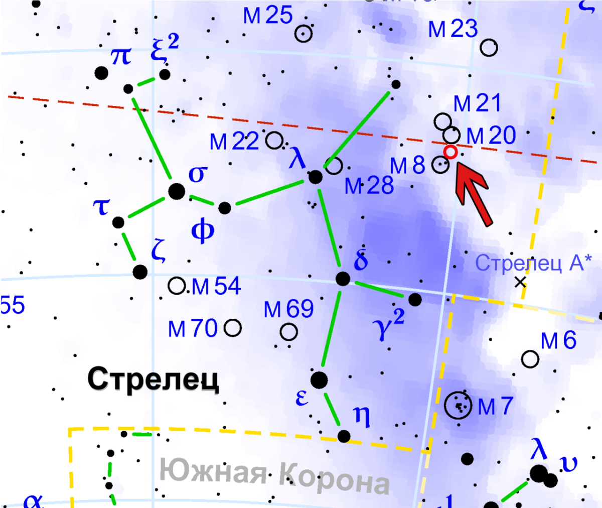 Альфа стрельца