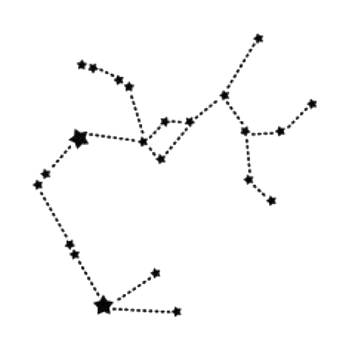 Стрелец Созвездие по точкам