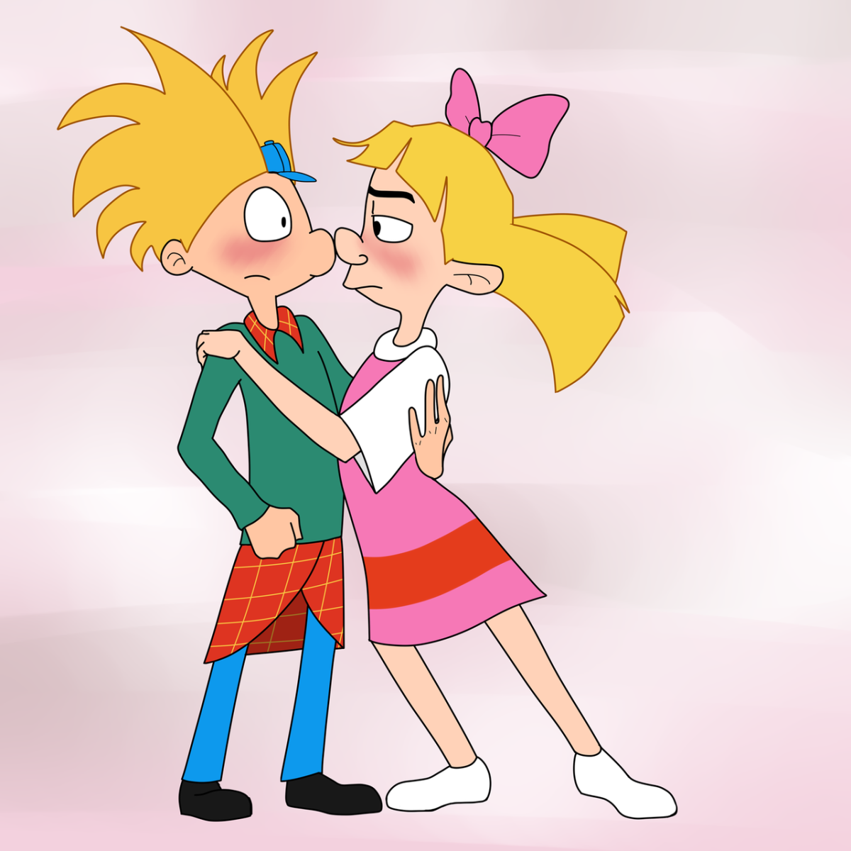 Эй Арнольд Хельга арт