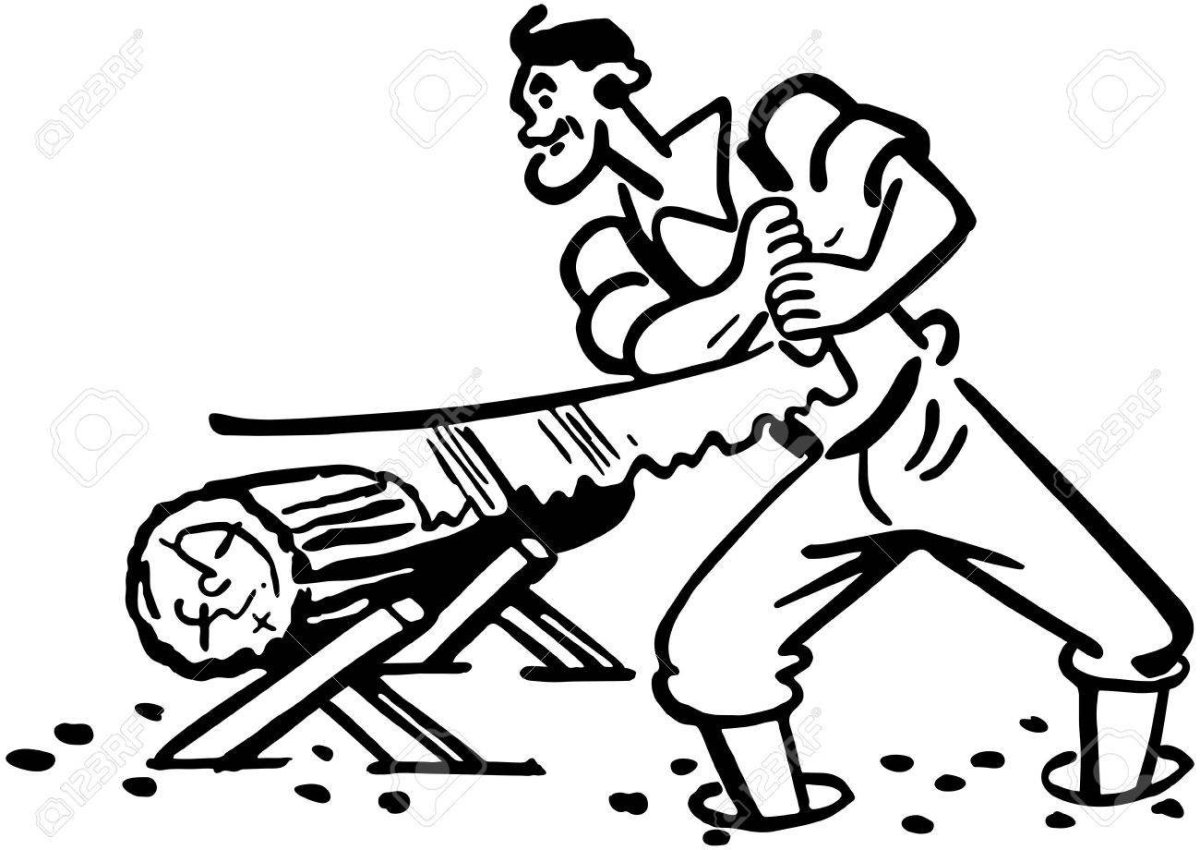 Бензопила эскиз