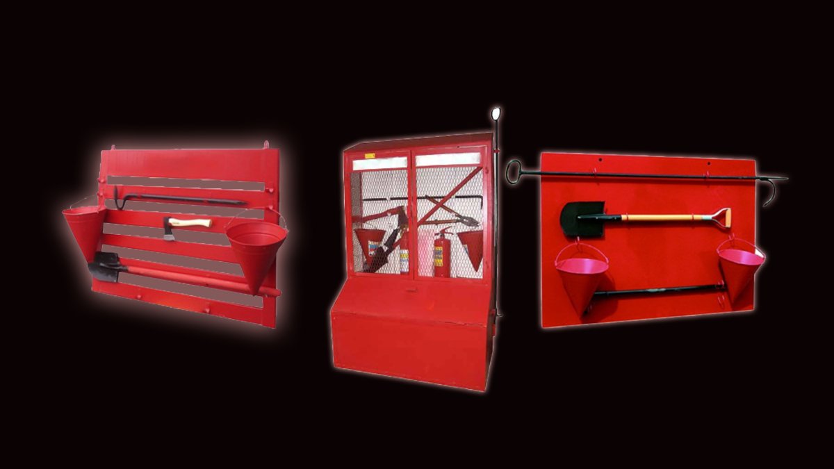 Муляж пожарного щита