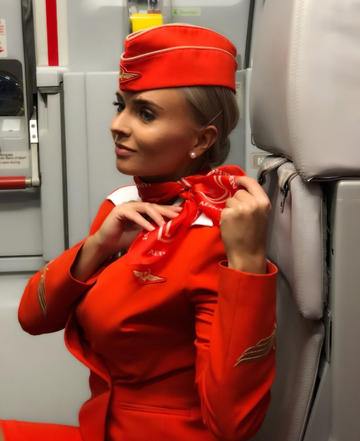 Ксения Фогель стюардесса