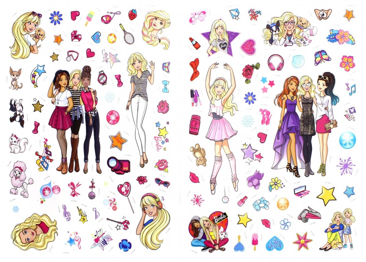Красивые наклейки для девочек