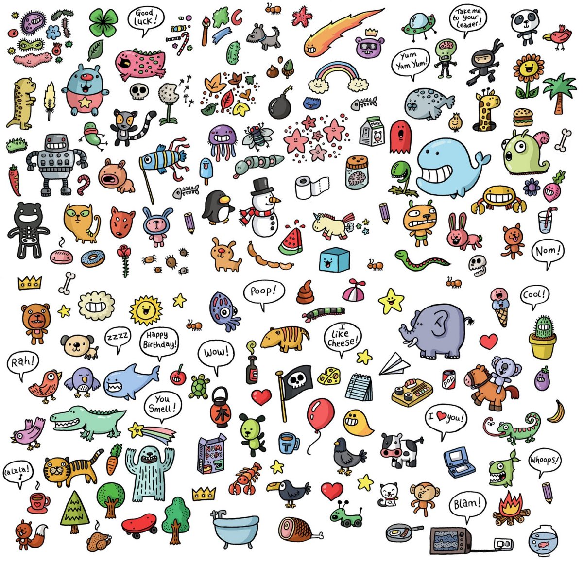 Куча маленьких картинок