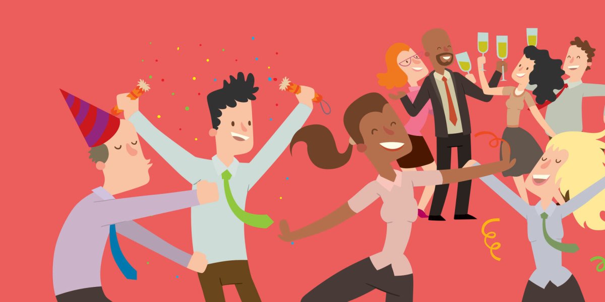 Вечеринка карикатура