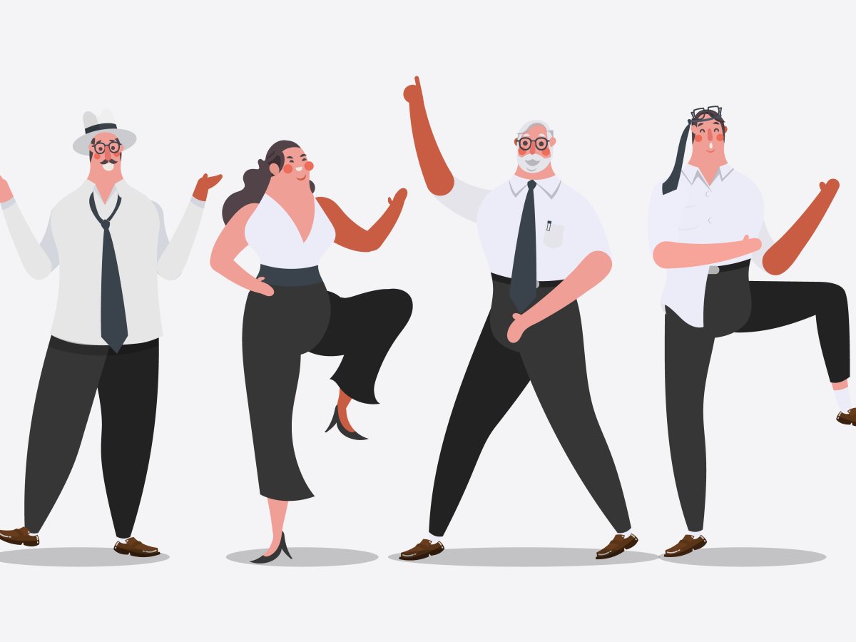 Праздник в офисе рисунок