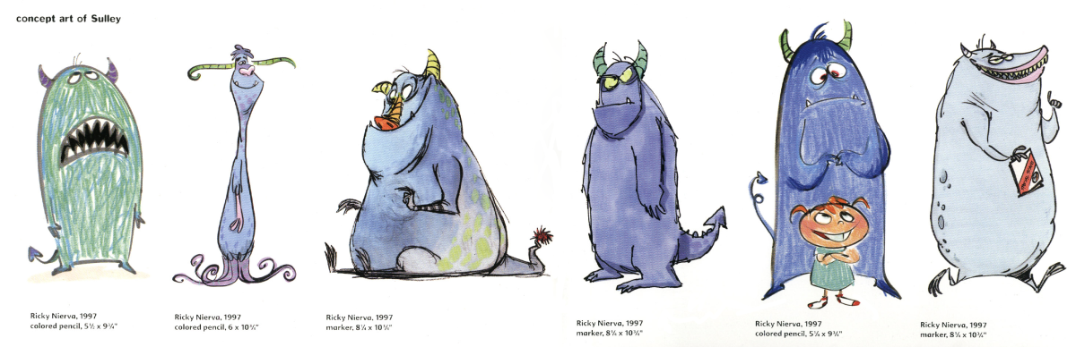 Майк из корпорации монстров с лицом Салли