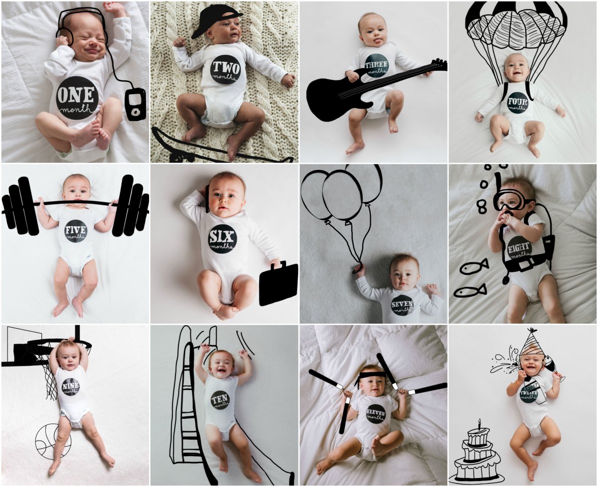 Фотосессия по месяцам