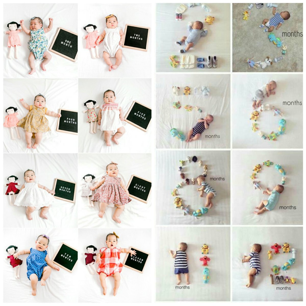 Месяца малыша идеи с конфетами