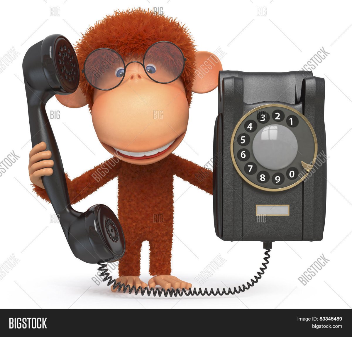 Шимпанзе в очках