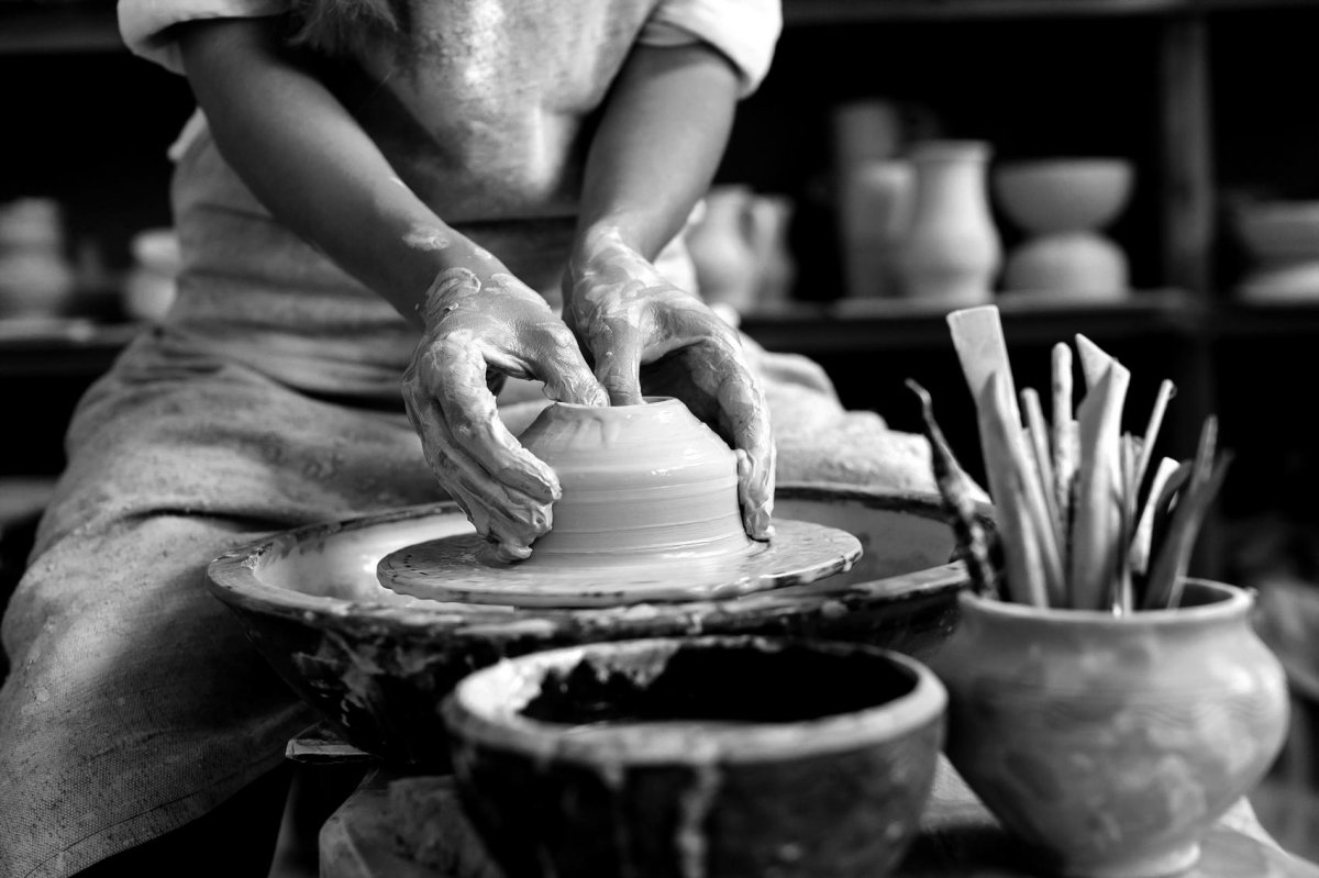 Гончарное дело вектор