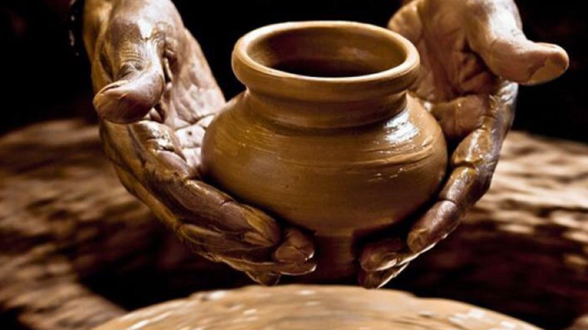 Гончарное дело вектор