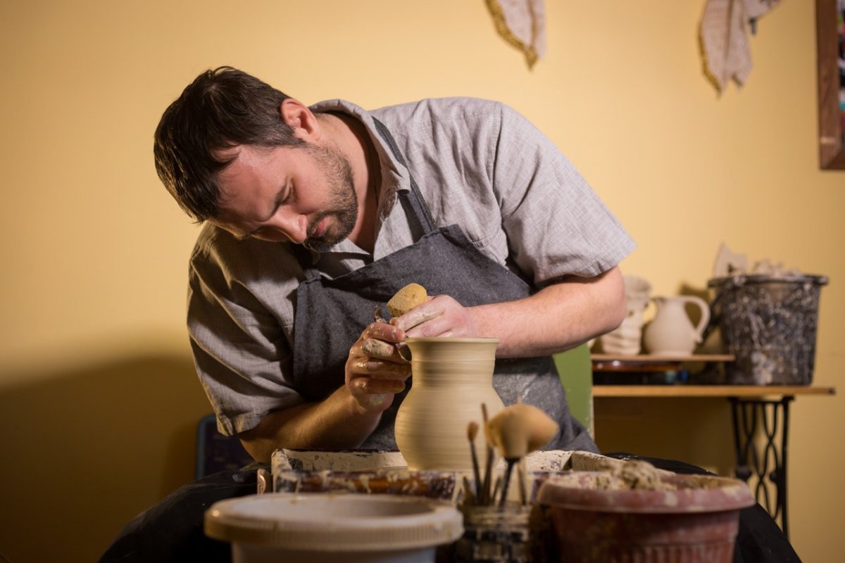 Керамика на гончарном круге