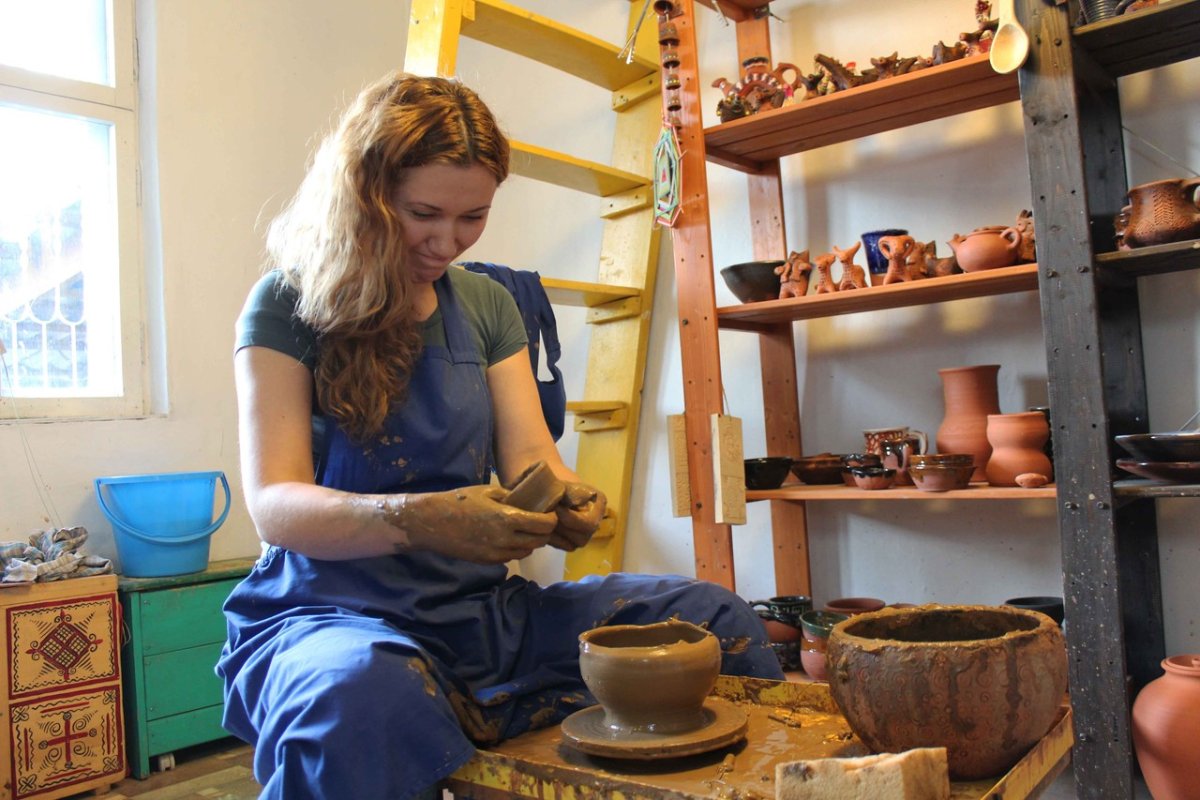 Гончарное дело вектор