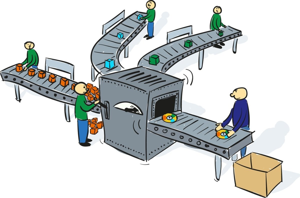 Конвейер людей