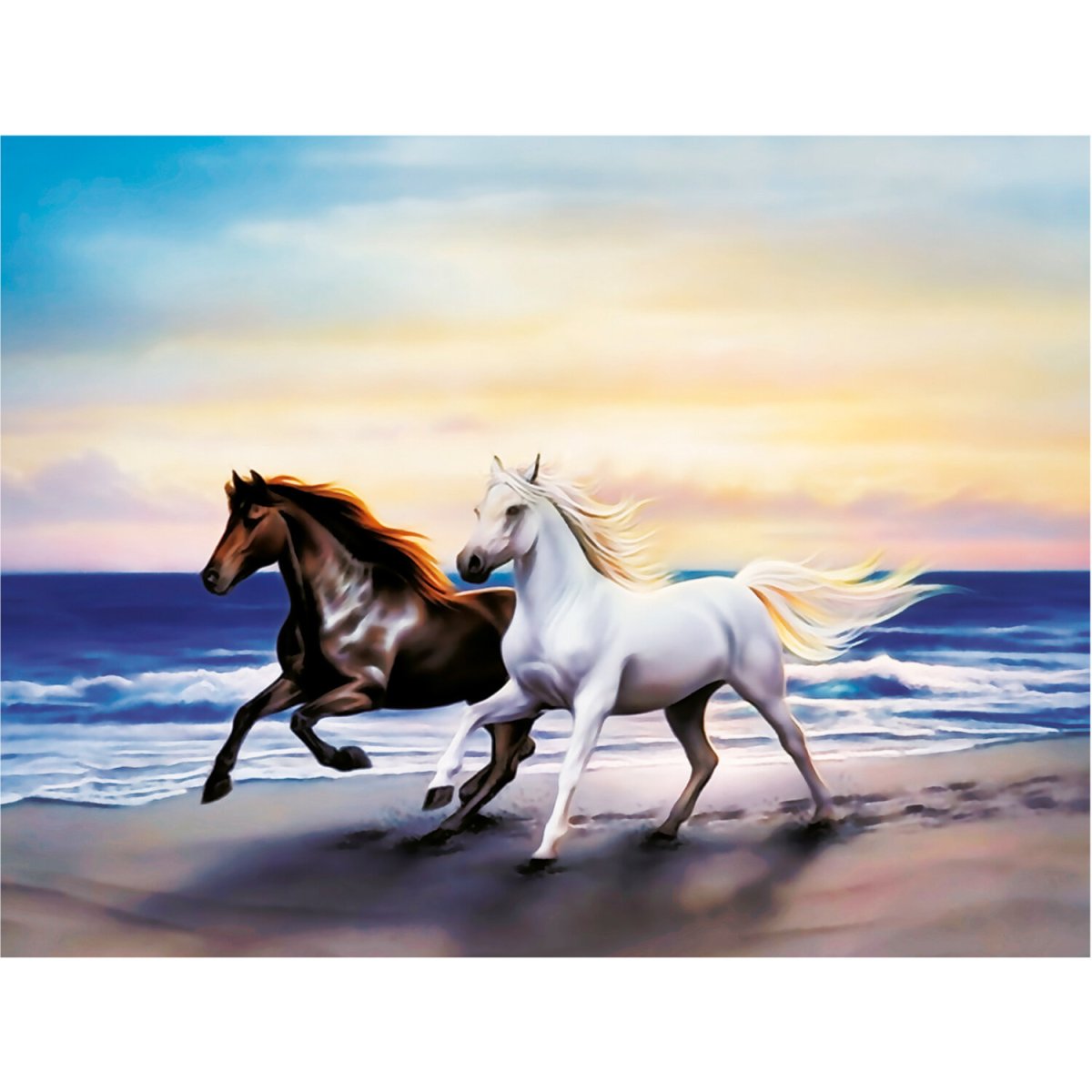 Обои лошади в свече