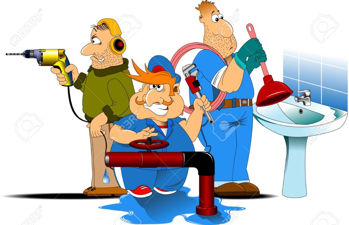 Карикатуры на сантехников и электриков