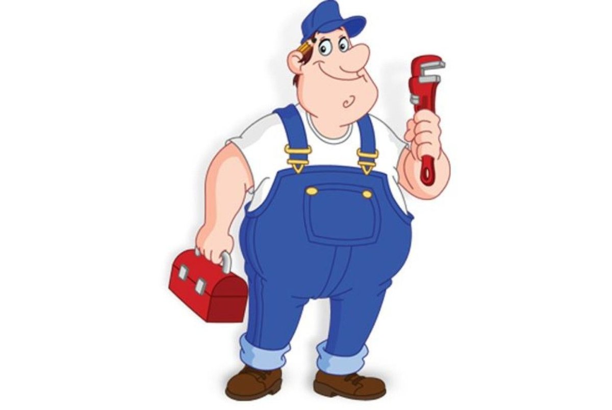 Сантехник мультяшный