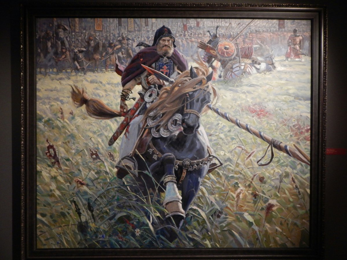 Пересвет и Челубей картина