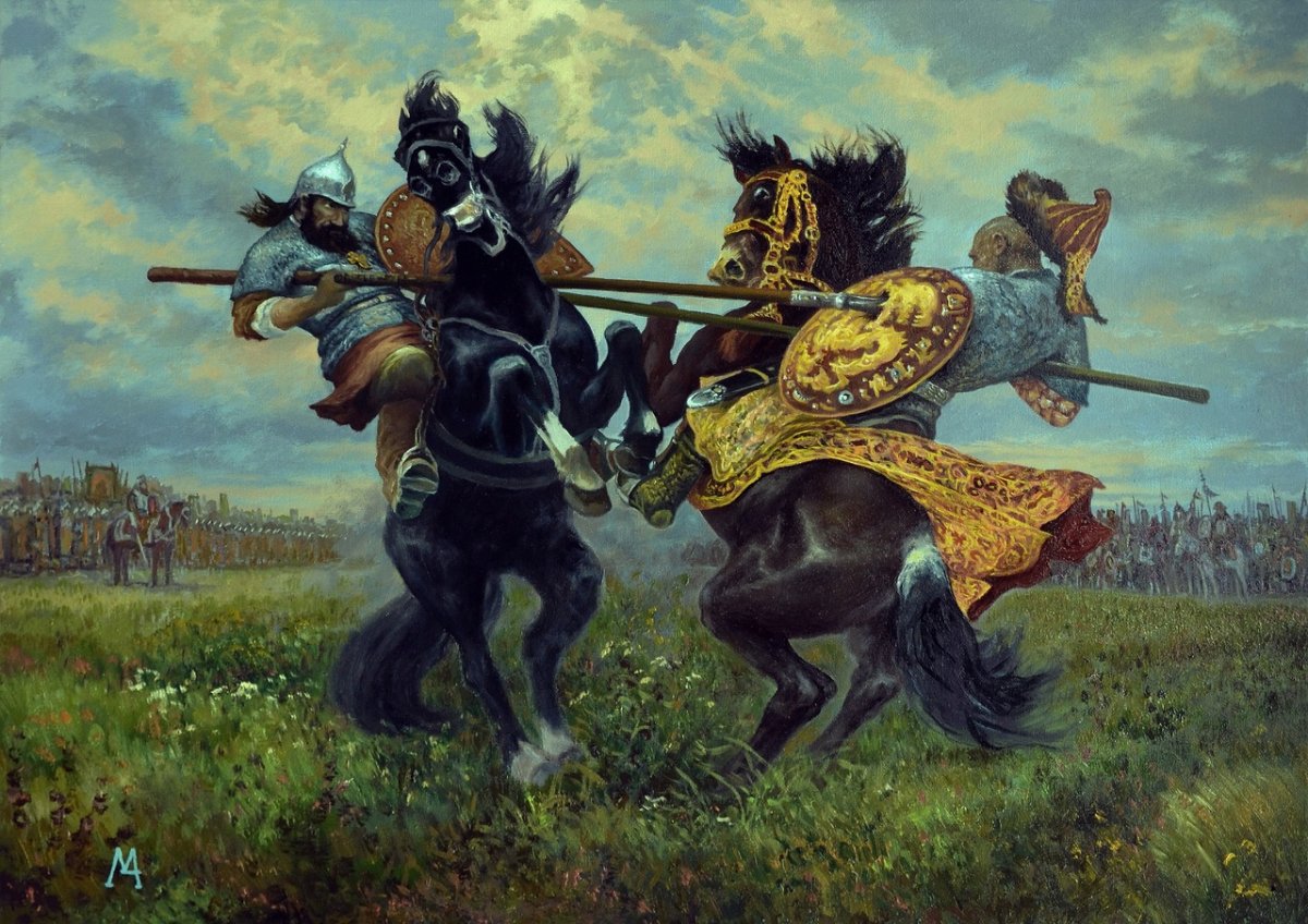 Пересвет с Челубеем