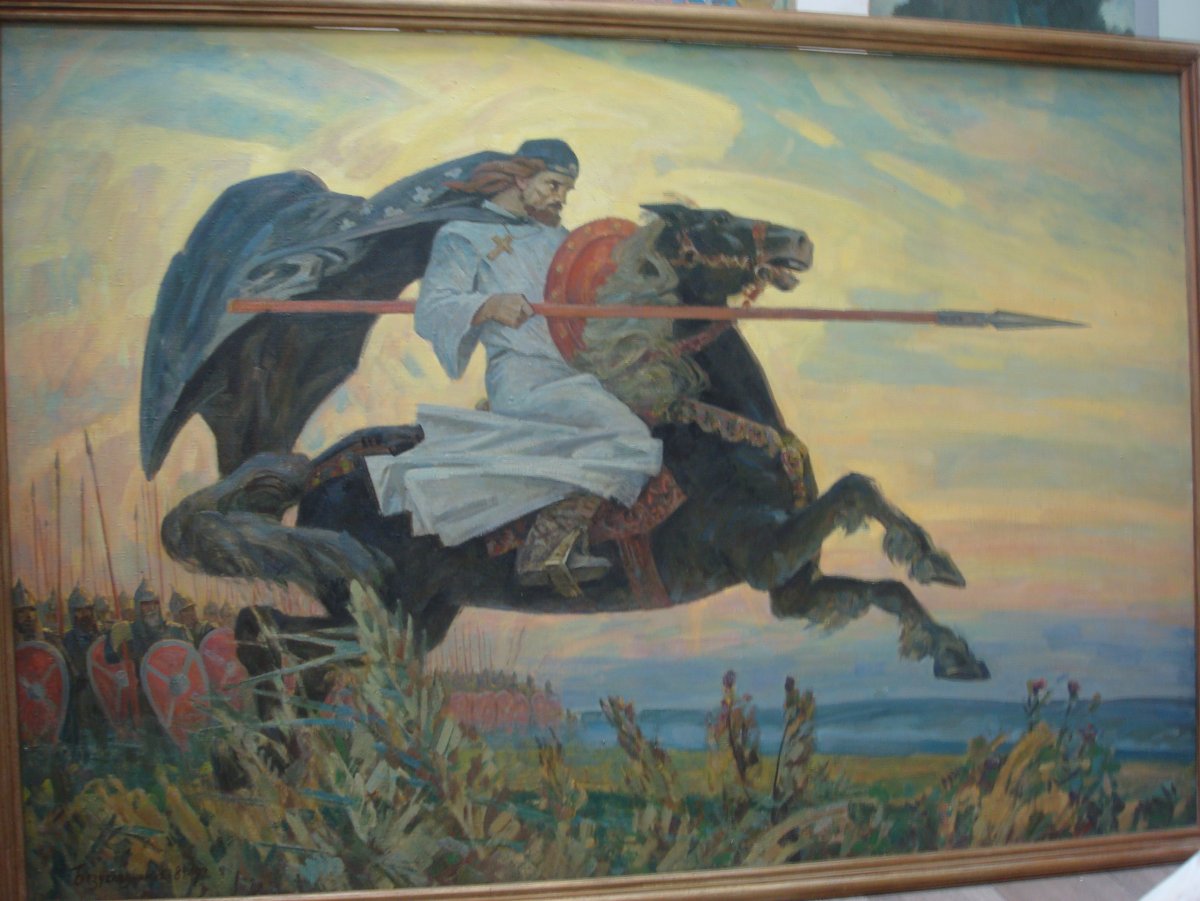 Куликовская битва поединок Пересвета с Челубеем