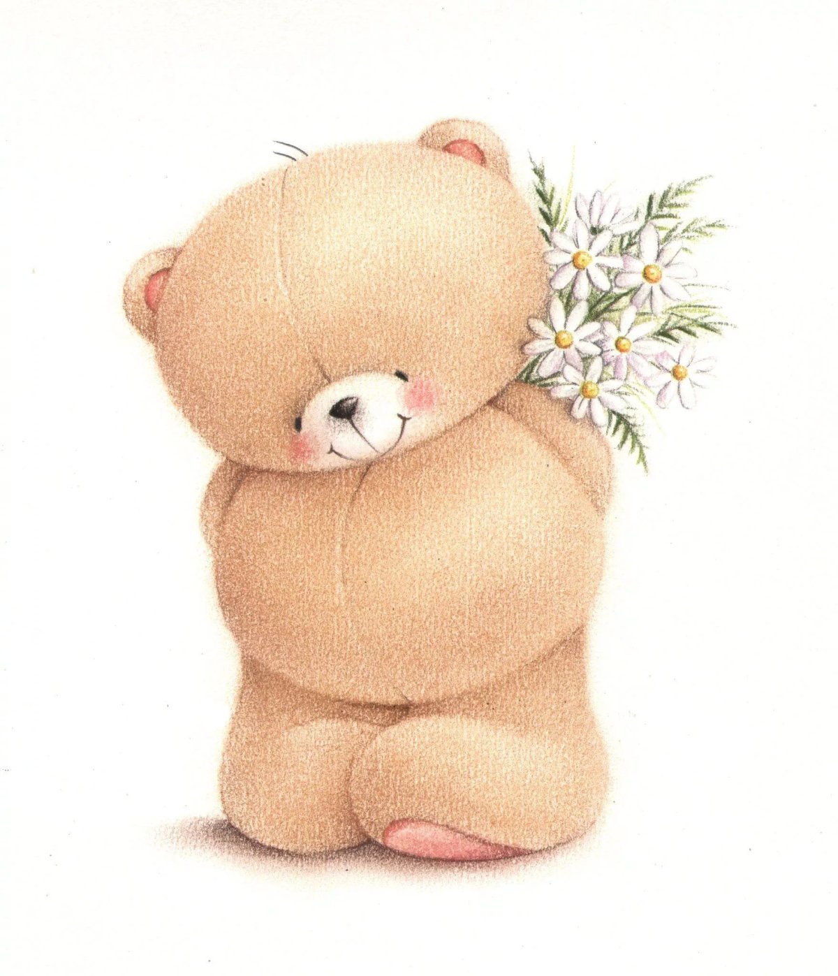 Мишка Тедди серый с заплатками