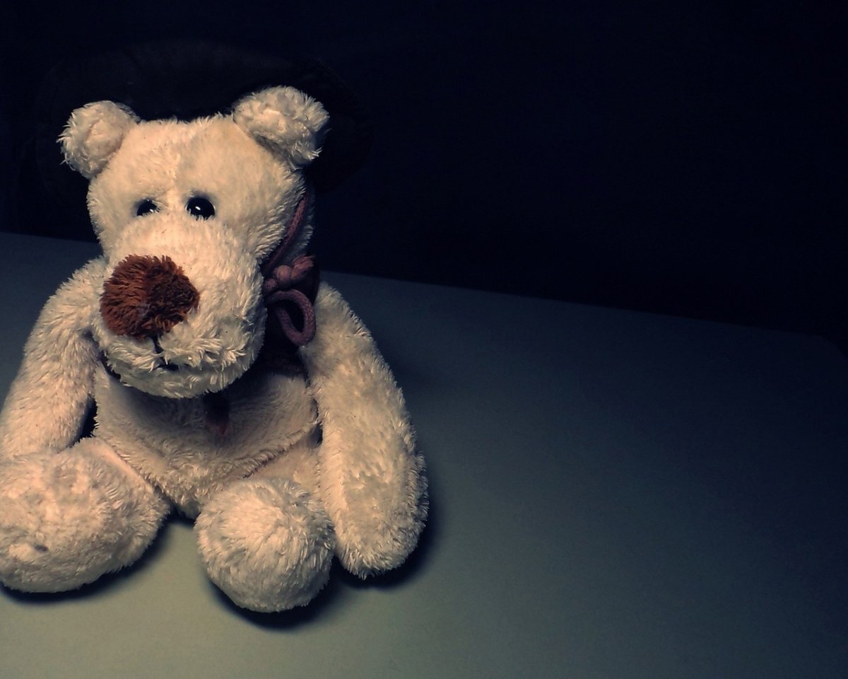 Мишка с разбитым сердцем