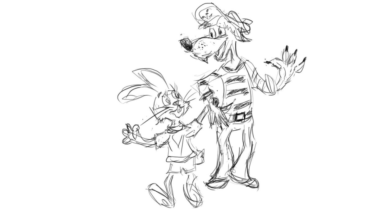 Ну погоди рисунок карандашом