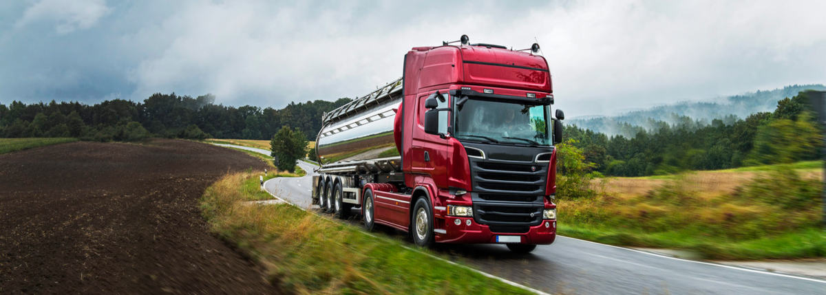 Scania красная