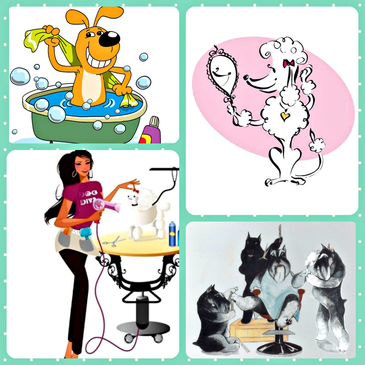 Груминг собак реклама