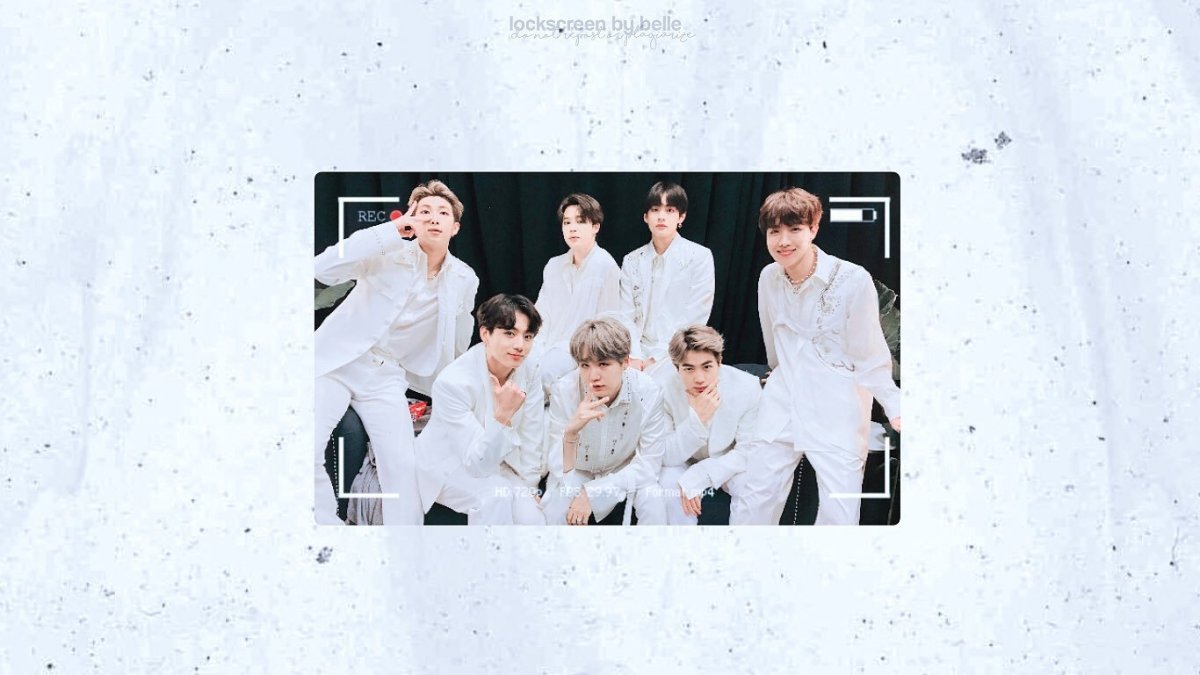 Зимние обои с БТС