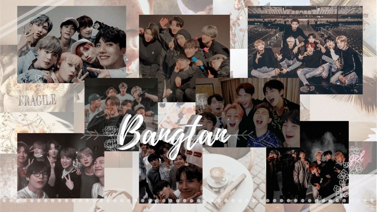 Обои на планшет БТС