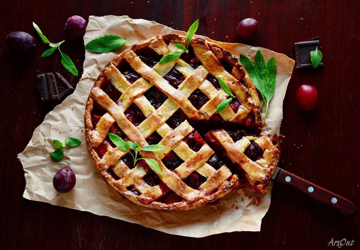 Красивый пирог