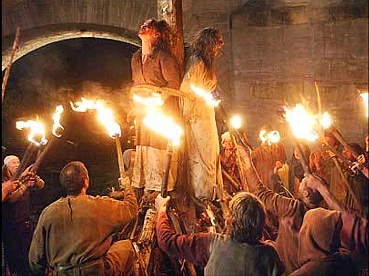 Фредерик Уайт ведьма на костре