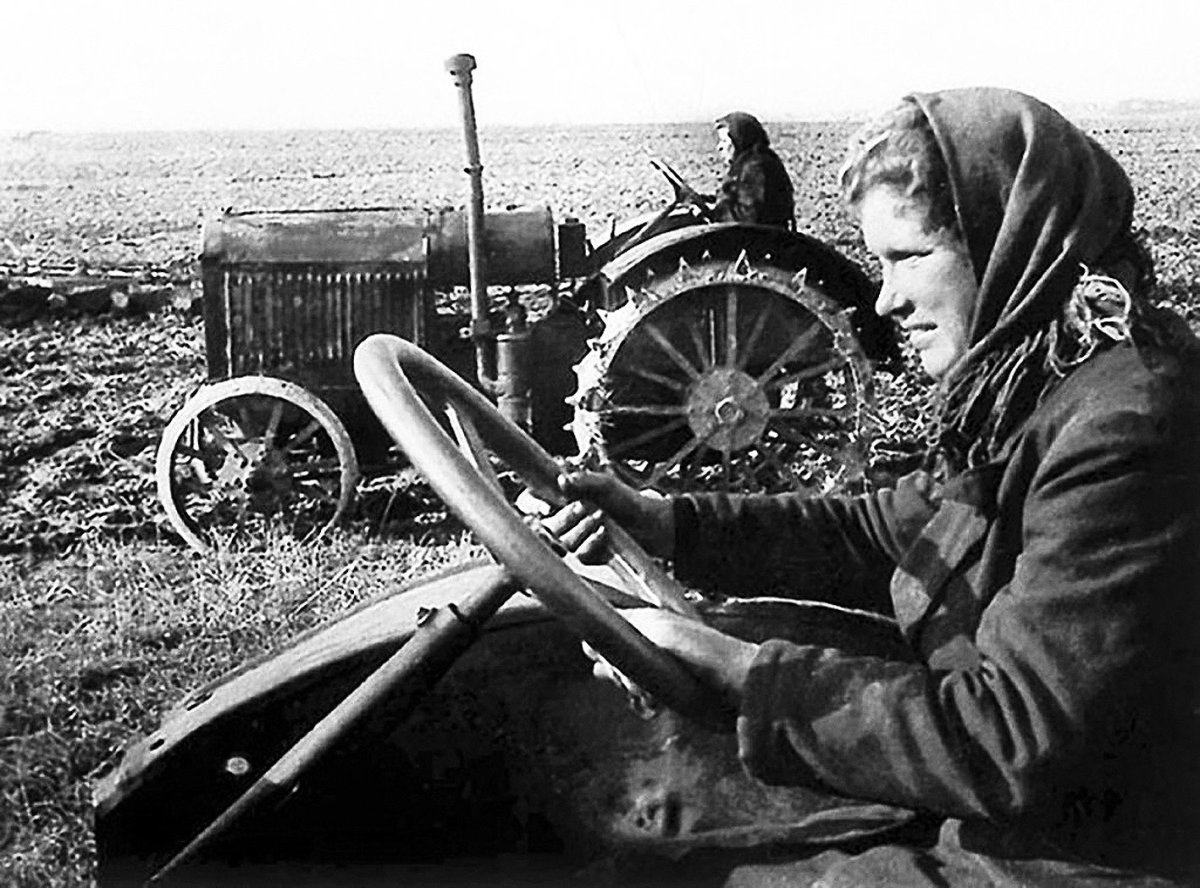 Труженики тыла в годы ВОВ колхозы