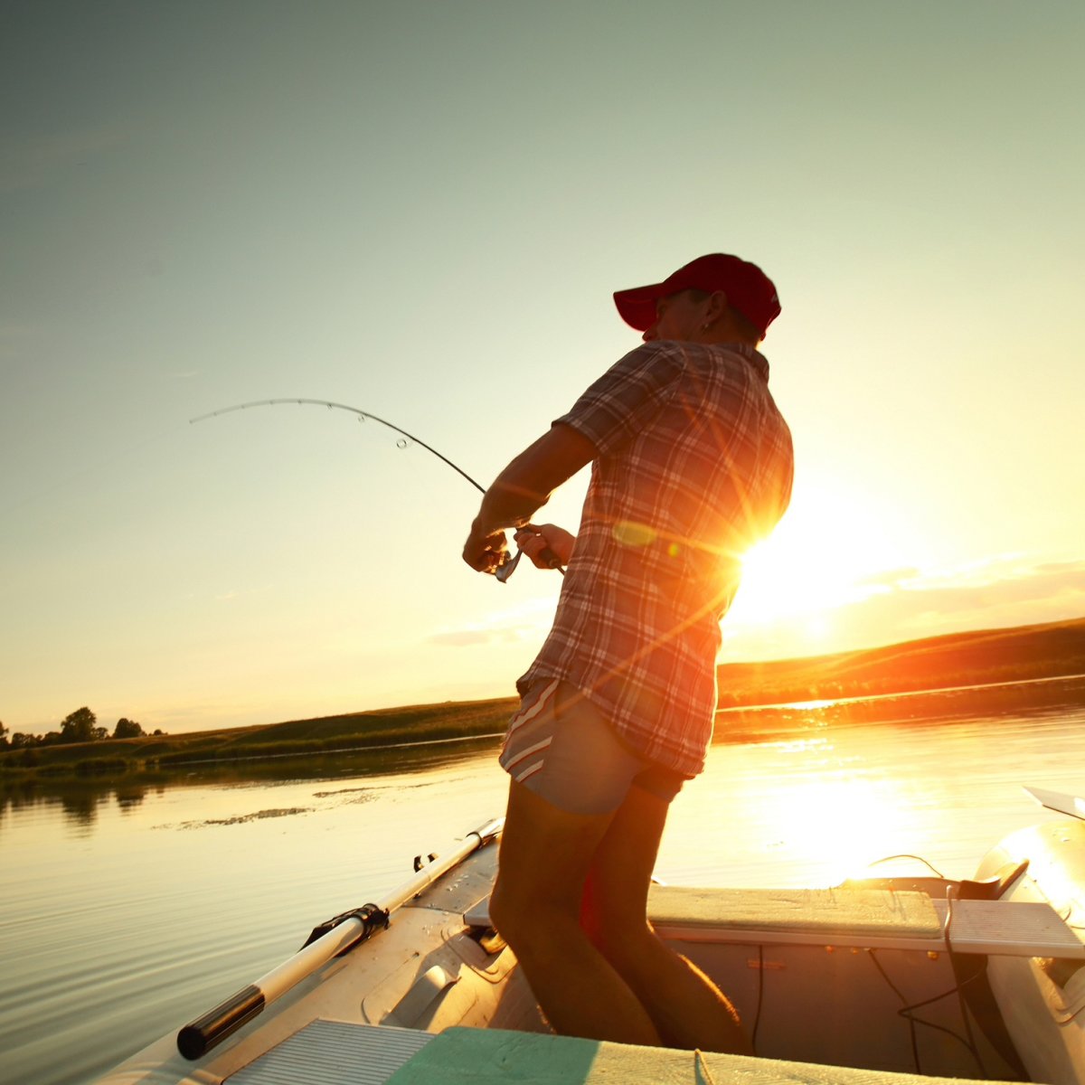 Открытка удачной рыбалки