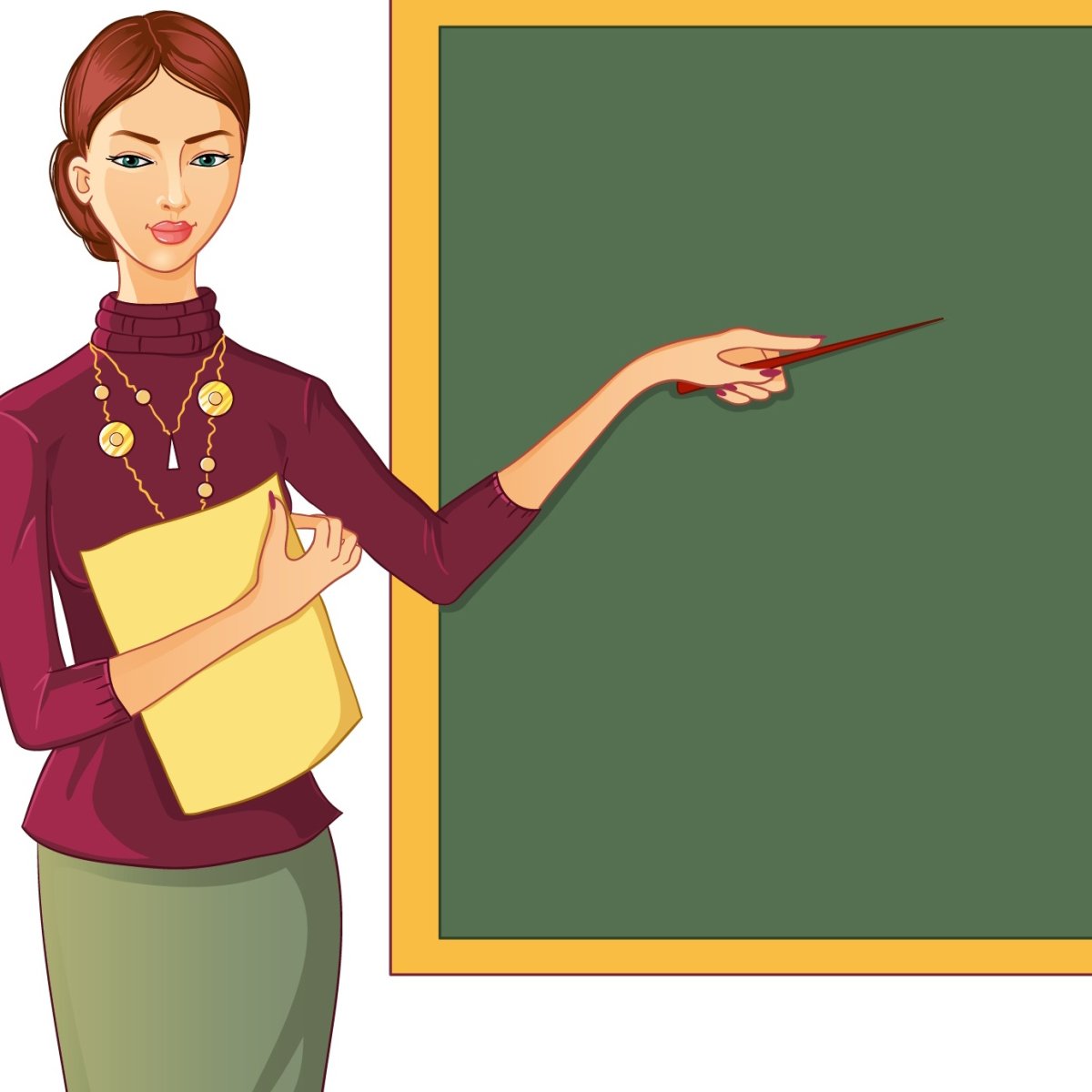 Учитель немецкого языка рисунок