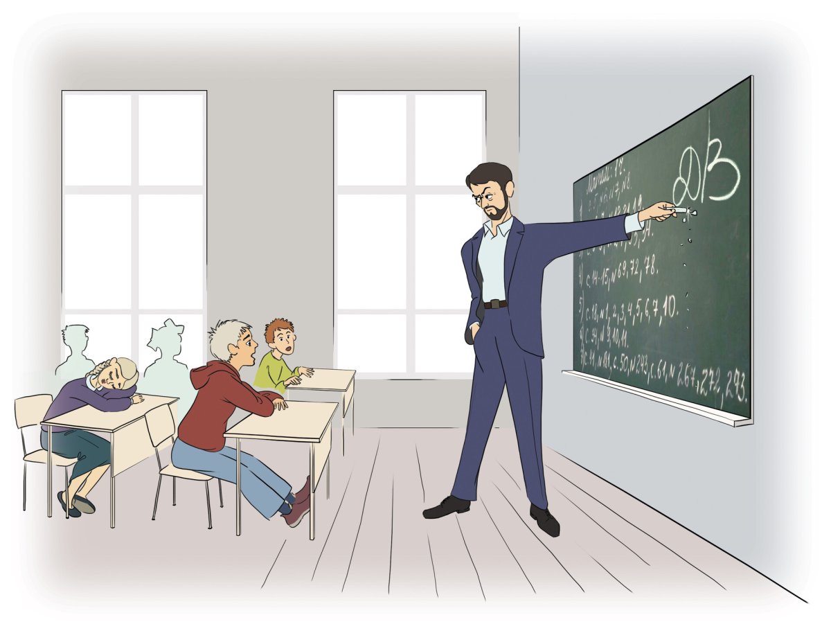 Смешные рисунки на школьную тему