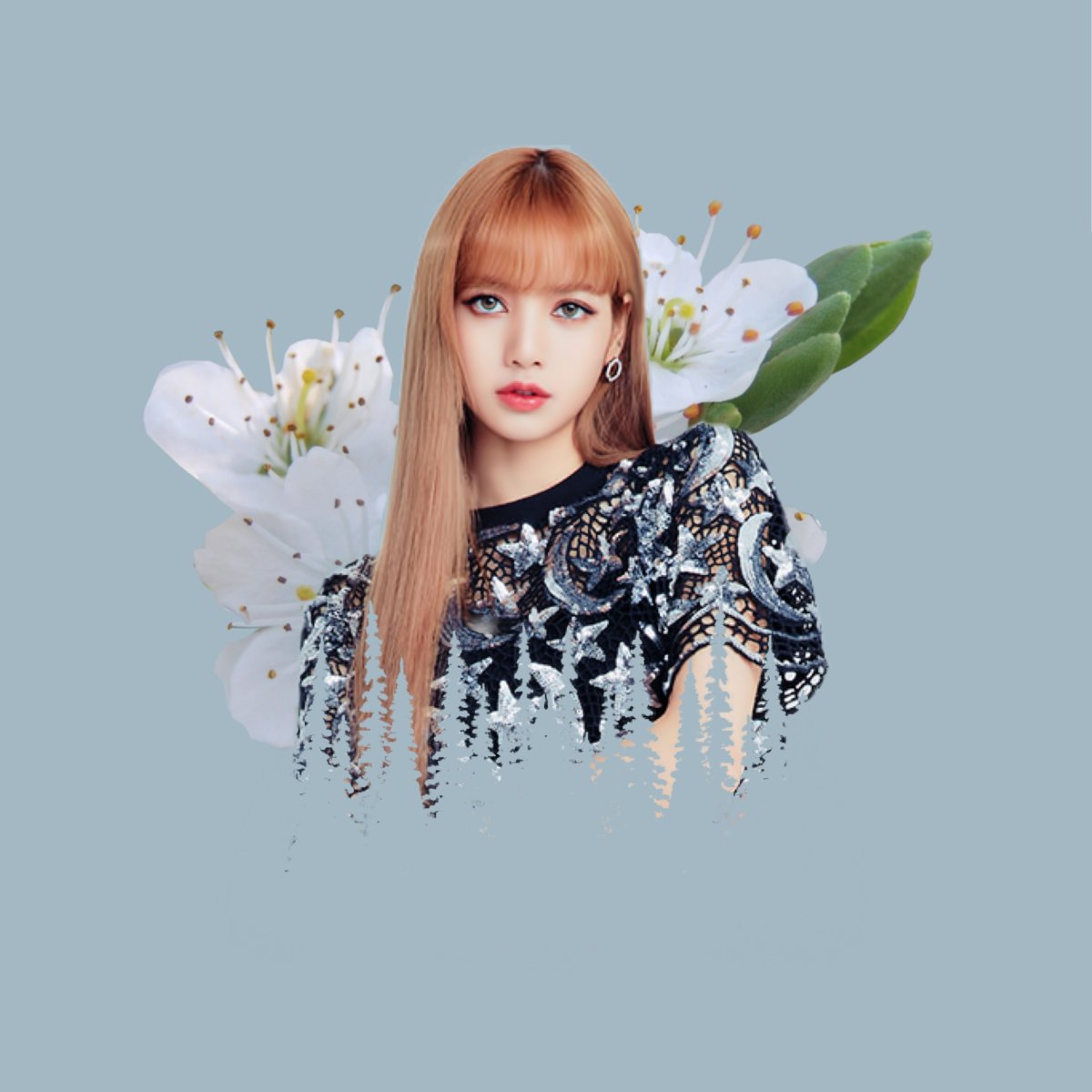 Блэк Пинк лиса аниме