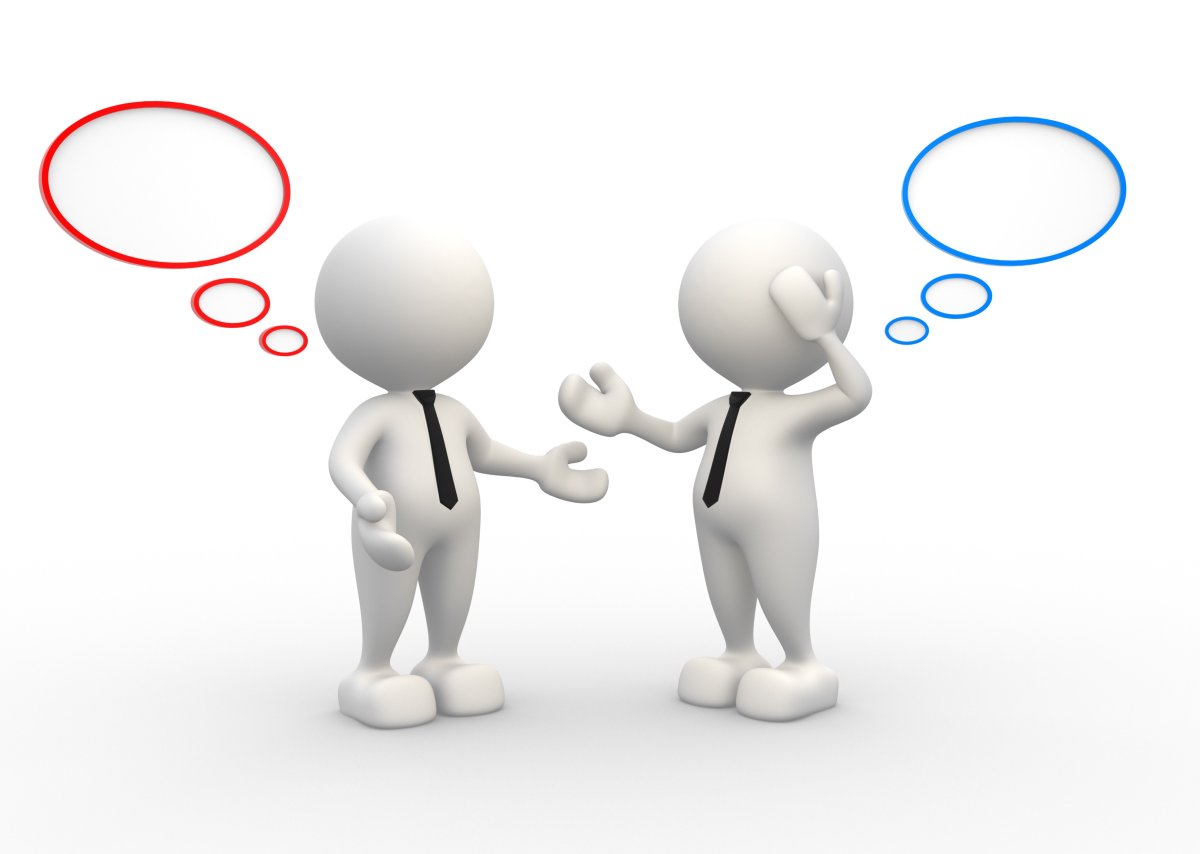 Человечки болтают