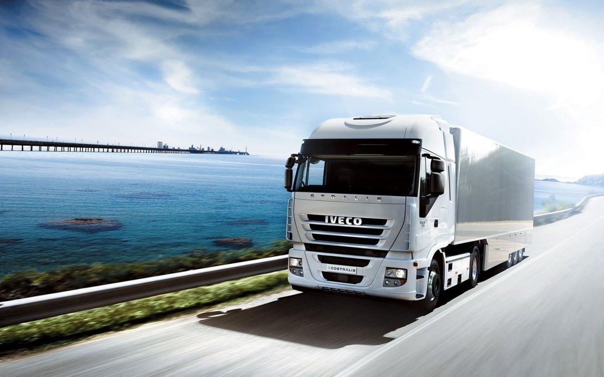 Ивеко белая грузовик