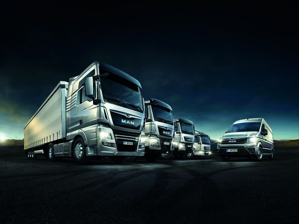 Грузовики man Volvo