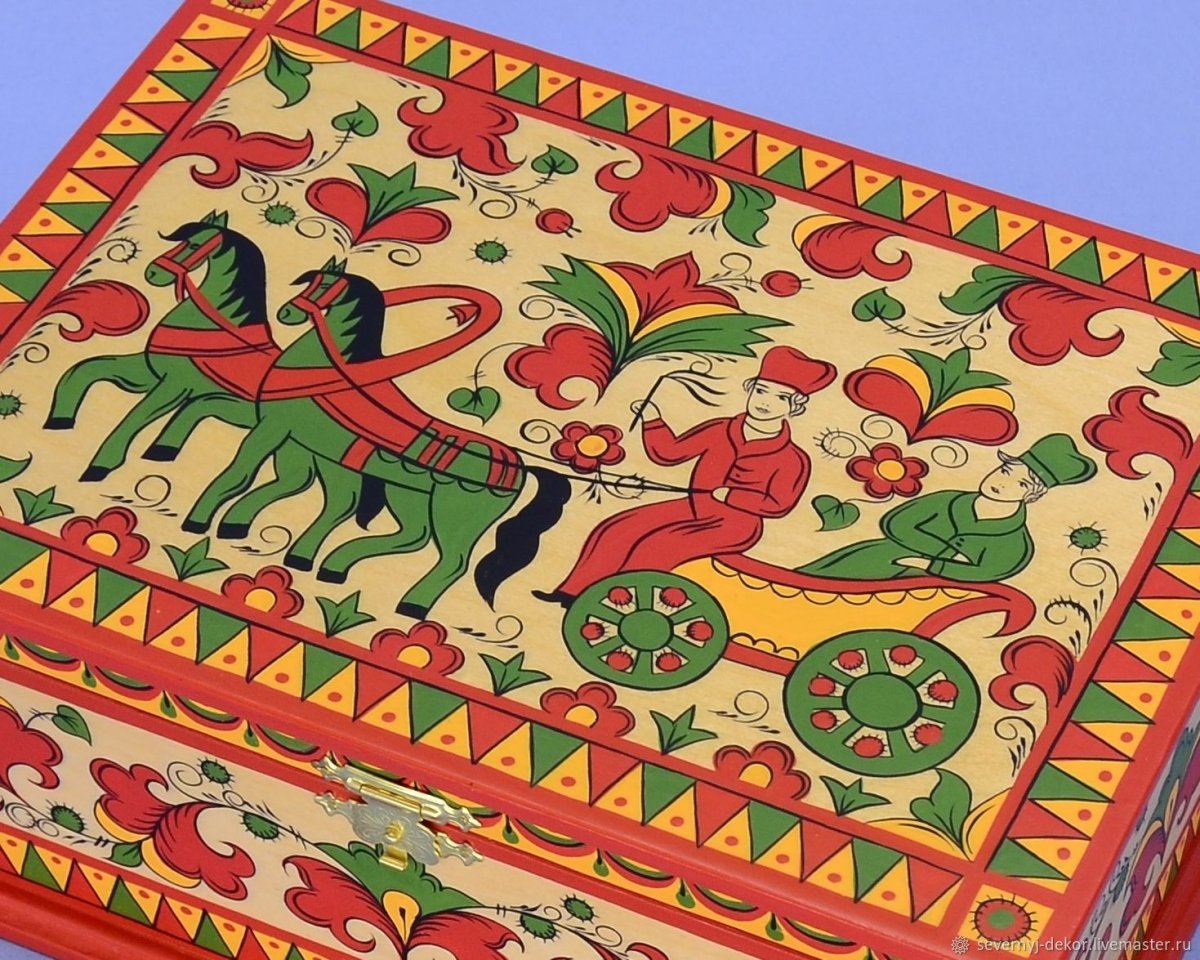 Росписи Северной Двины пермогорская